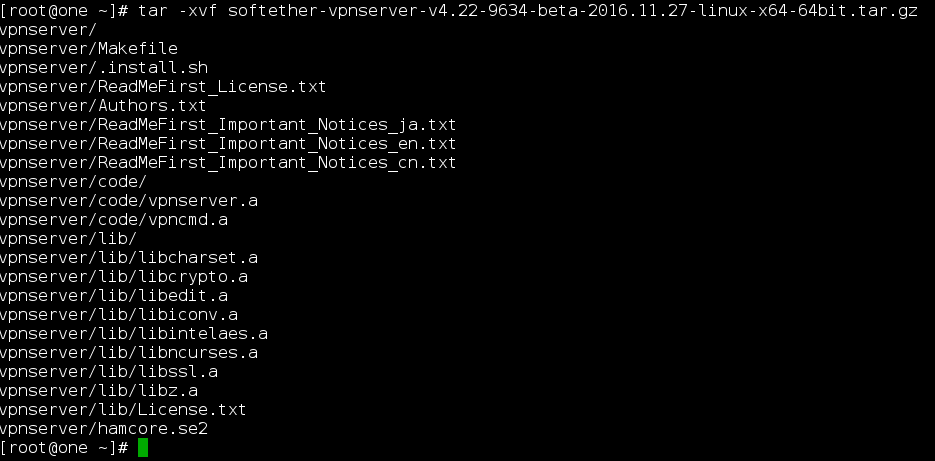 install softether vpn server linux