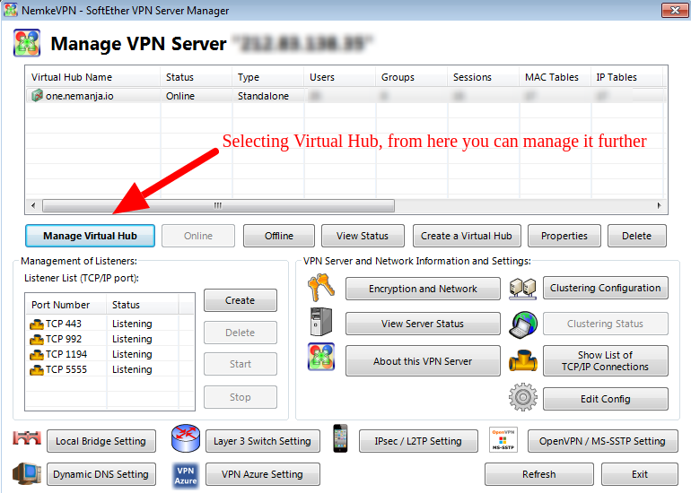 softether vpn client manager شرح